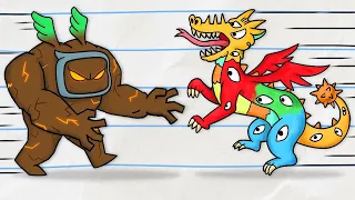 ROCK BOY vs DESTRUCTO DRAGON | Boy & Dragon | Cartoons for Kids | WildBrain Bananas