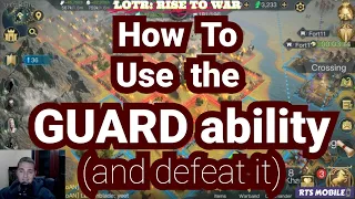 How to use the Guard ability, Combat Fundamentals Episode 02 - LOTR: Rise to War