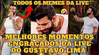 Gusttavo Lima LIVE Paraíso Particular MELHORES MOMENTOS e mais ENGRAÇADOS (Os memes da Live)