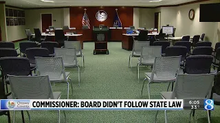 Commissioner: Board didn't follow state law