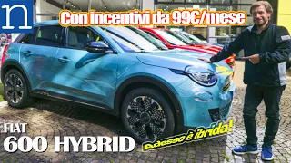 Fiat 600 HYBRID | Finalmente arriva l'ibrida a 99 € mese, prova consumi, meglio dell'elettrica?