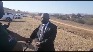 KZN Premier Sihle Zikalala at Jacob Zuma's brother's funeral in Nkandla
