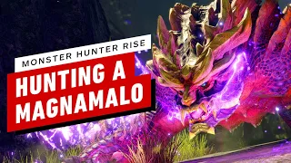 Monster Hunter Rise - Hunting a Magnamalo Demo Gameplay