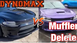 Exhaust Comparison: 2016 Dodge Charger 392 6.4L w/ DynoMax Race Bullets vs Muffler Delete!!