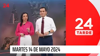 24 Tarde - martes 14 de mayo 2024 | 24 Horas TVN Chile