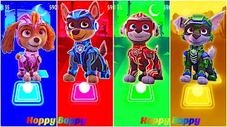 PAW Patrol: Chase 🆚 Marshall 🆚 Skye 🆚 Rubble 🆚 Zuma 🆚 Everest 🆚 Ryder 🆚 🎶 Tiles Hop EDM Rush