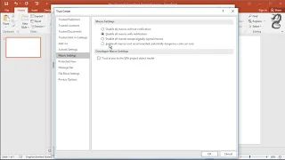How to Enable or Disable Macros in PowerPoint