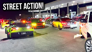 Street Racers SHUT DOWN the Gas Station!