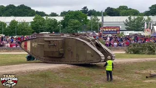 World War 1 tanks -  A7V & Mark IV - Tankfest 2017