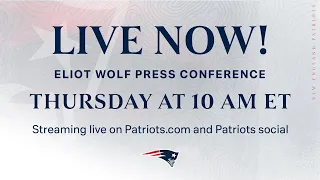 LIVE: Eliot Wolf Pre-Draft Press Conference 4/18