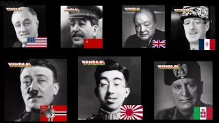 WW2 leaders sing I’m Blue daba dee