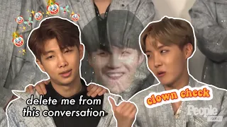 no one can clown bts like bts clowns themselves | why is it mostly Namjoon 😂