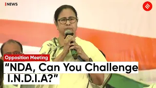 Mamata Banerjee Challenges NDA After Naming New Alliance | Opposition Meeting