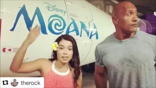 Auli'i Cravalho (voice of Moana) instagram videos 2016