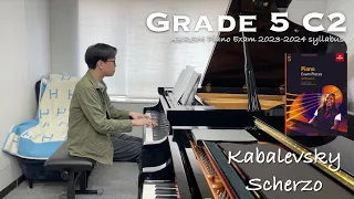 Grade 5 C2 | Kabalevsky - Scherzo (Op.27, No.14) | ABRSM Piano Exam 2023-2024 | Stephen Fung 🎹