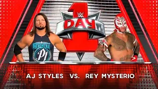 WWE 2K23: AJ Styles vs Rey Mysterio (Dream Match) (PS4 slim)