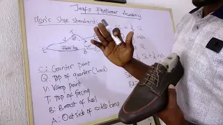 Learn Shoemaking with Jmofs Footwear Academy//Men's Shoe standard Measurements