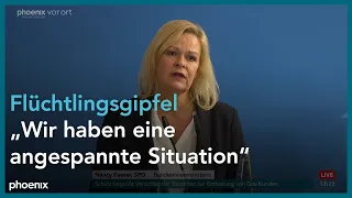 "Flüchtlingsgipfel" u.a. mit Bundesinnenministerin Nancy Faeser