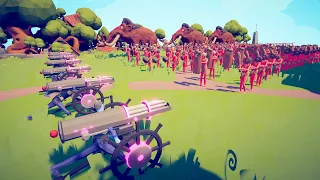 CAN EVERY FACTION DEFEAT SUPER MACHINE GUN Tabs - Totally Accurate Battle Simulator