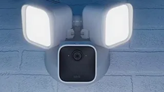 blink wired flood light cam