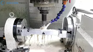How milling on a 4-axis CNC machine works