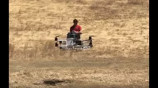 Guy builds working hoverbike in garage