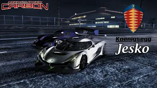 Koenigsegg Jesko IS Finally In NFS Carbon | One OF The Extreme Hardest Race | Jesko Vs Benz C11 ??