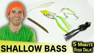 Best Bass Fishing Techniques for SUPER Shallow Water