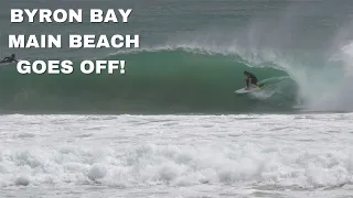 BYRON BAY Main Beach GOES OFF!