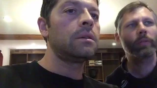 Misha Collins and Darius Marder livestream viewing of TSA America