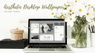 Create an Aesthetic Organizer Wallpaper on Your Desktop (rkive theme) | Organize Your Apps Todo List