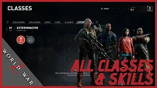 World War Z The Game All Classes and Skills Overview