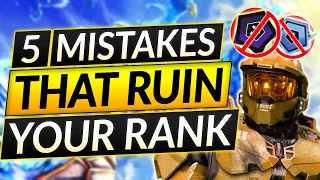 Top 5 Common Mistakes EVERYONE MAKES in EVERY RANK - Halo Infinite Guide