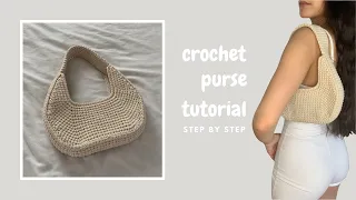 EASY CROCHET BAG TUTORIAL / beginner friendly (step by step)