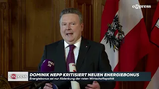 Nepp (FPÖ) kritisiert neuen Energiebonus der Stadt Wien "plumpe Ablenkung"