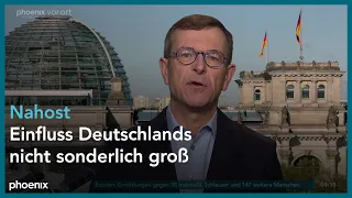 phoenix nachgefragt mit Christoph von Marschall zur Situation im Nahen Osten am 18.04.24