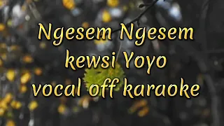 Ngesem ngesem kewsi yo yo |Vocal off karaoke | Bhutanese song lyrics | Ugyen Pandy & Pema Deki