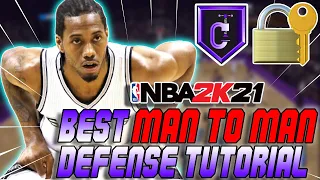 HOW TO RUN THE BEST MAN TO MAN DEFENSE IN NBA 2K21! *Ultimate Tutorial* Settings, Tips, & Tricks