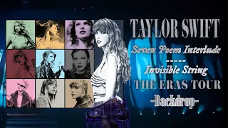 Taylor Swift - Seven Poem & Invisible String - The Eras Tour (Backdrop)