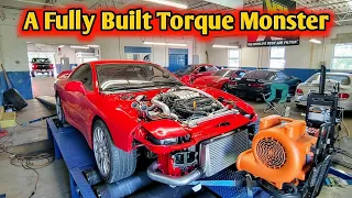 A Built 3000gt is a Torque Monster on the Dyno  [ Twin Turbo 3000gt vr4 6g72 ]