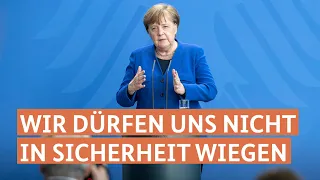 Nach dem Corona-Kabinett: Kanzlerin Merkel zur aktuellen Lage