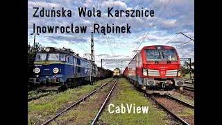 | CabView | Zduńska Wola Karsznice - Inowrocław Rąbinek   -  X4EC – Paprykowe Filmy