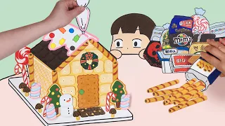 Stop motion to make and eat a sweet cookie house :: selfacoustic