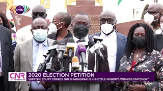 2020 Election Petition: Supreme Court strikes out 5 paragraphs in Mettle-Nunoo's witness statement