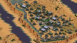 Red Alert 2 | Extra hard AI | 7 vs 1 | Abrabian Sea Map