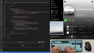 ASMR Programming - Spotify Desktop App - No Talking