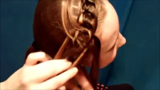 Chain Link Braid Headband Hairstyle Tutorial