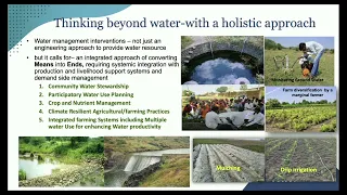 Thinking beyond water: a nexus perspective for sustainable agri-food systems