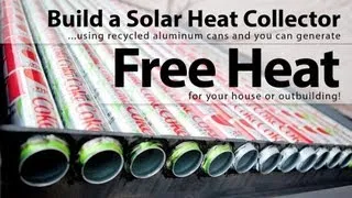 Coke Can Solar Heat Collector