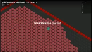 Superhex.io World Record Map Control:100.00%